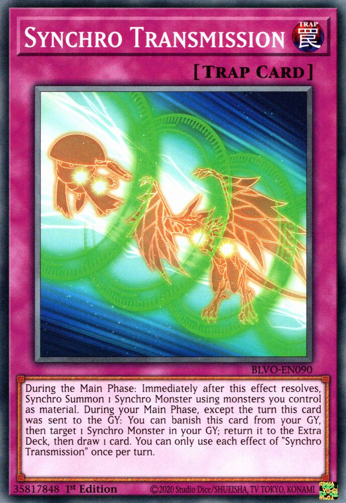 Synchro Transmission BLVO-EN090 card from Blazing Vortex
