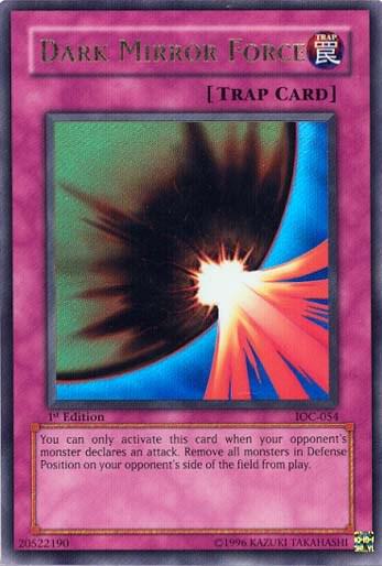 Dark Mirror Force IOC-054 card from Invasion of Chaos
