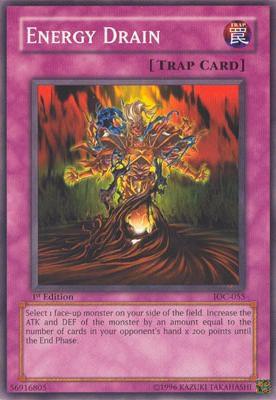 Energy Drain IOC-055 card from Invasion of Chaos