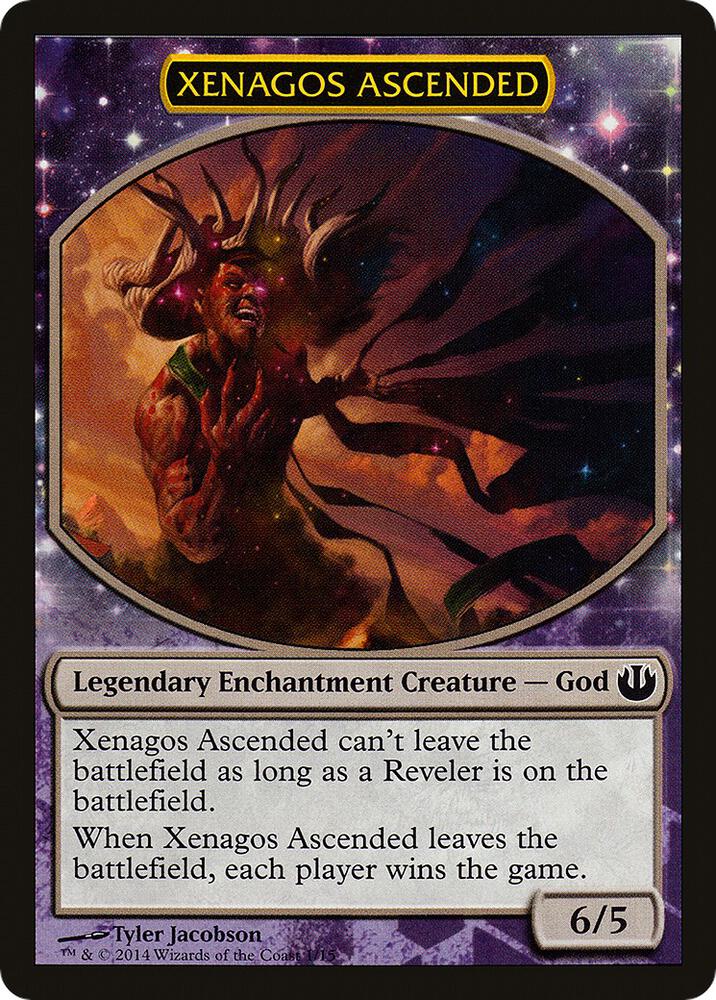 Xenagos Ascended 1 card from Hero's Path Promos