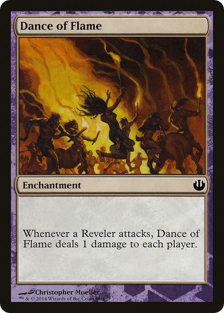 Dance of Flame 14 card from Hero's Path Promos