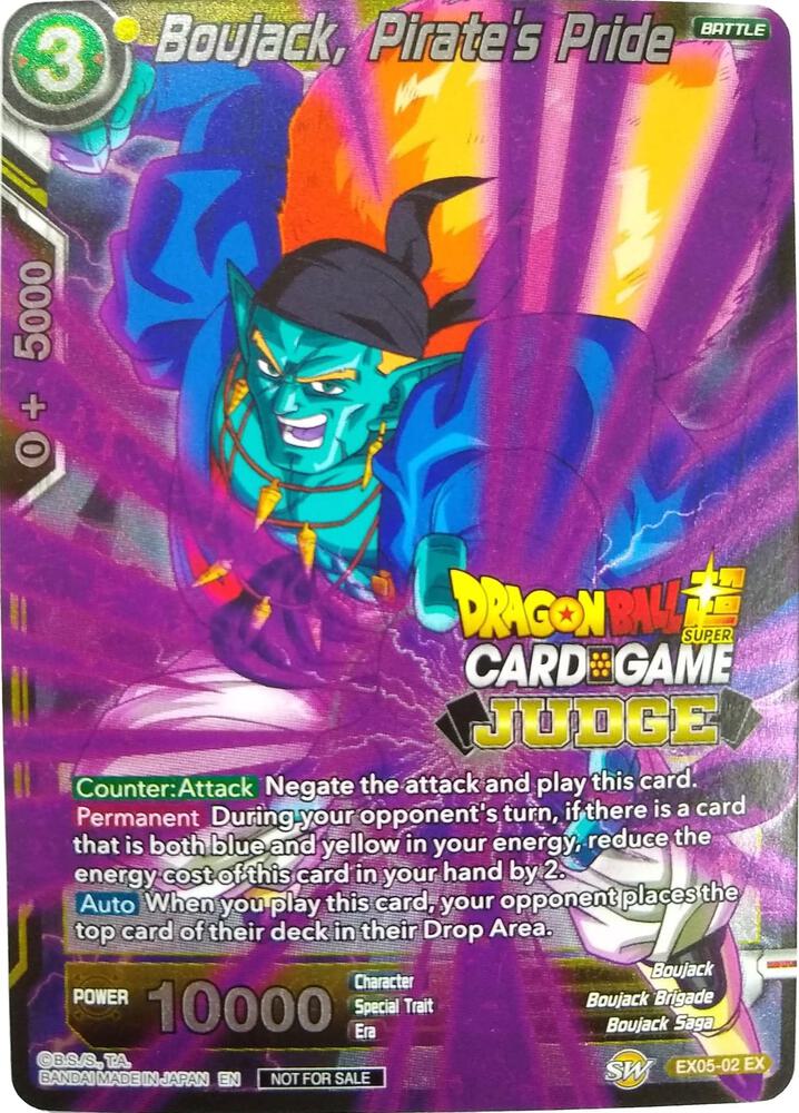 Boujack, Pirate's Pride EX05-02 card from Judge Promotion Cards