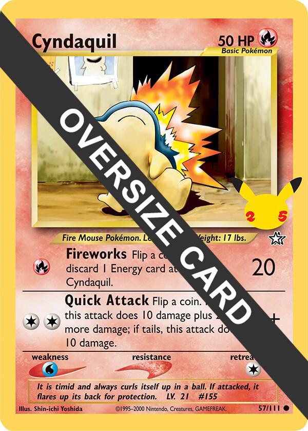 Cyndaquil 057/111 card from First Partner Pack