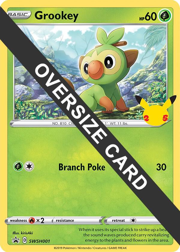 Grookey SWSH001 card from First Partner Pack