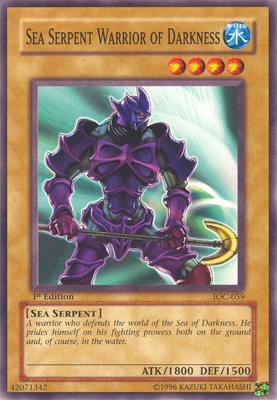 Sea Serpent Warrior of Darkness IOC-059 card from Invasion of Chaos