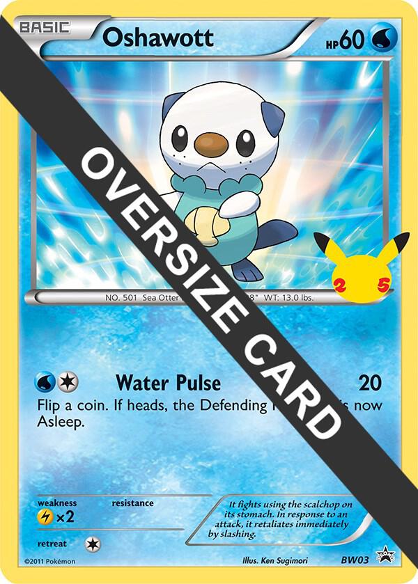 Oshawott BW03 card from First Partner Pack