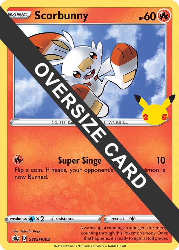 Scorbunny SWSH002 card from First Partner Pack
