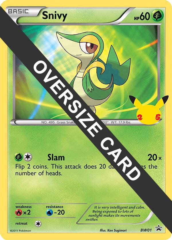 Snivy BW01 card from First Partner Pack