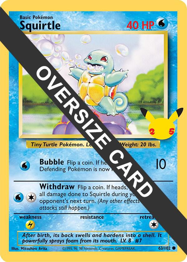 Squirtle 063/102 card from First Partner Pack
