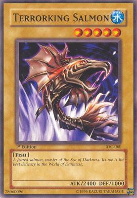 Terrorking Salmon IOC-060 card from Invasion of Chaos