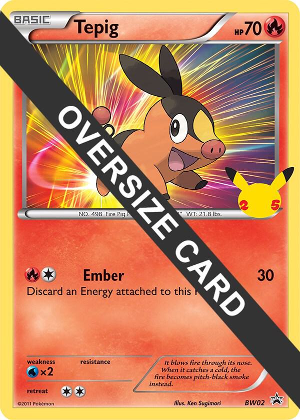 Tepig BW02 card from First Partner Pack