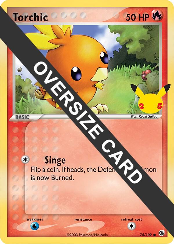 Torchic 074/109 card from First Partner Pack