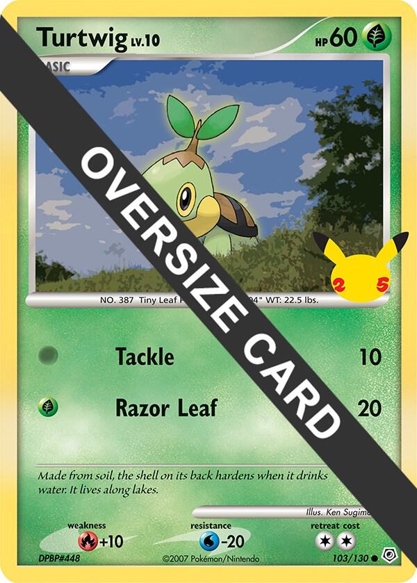 Turtwig 103/130 card from First Partner Pack