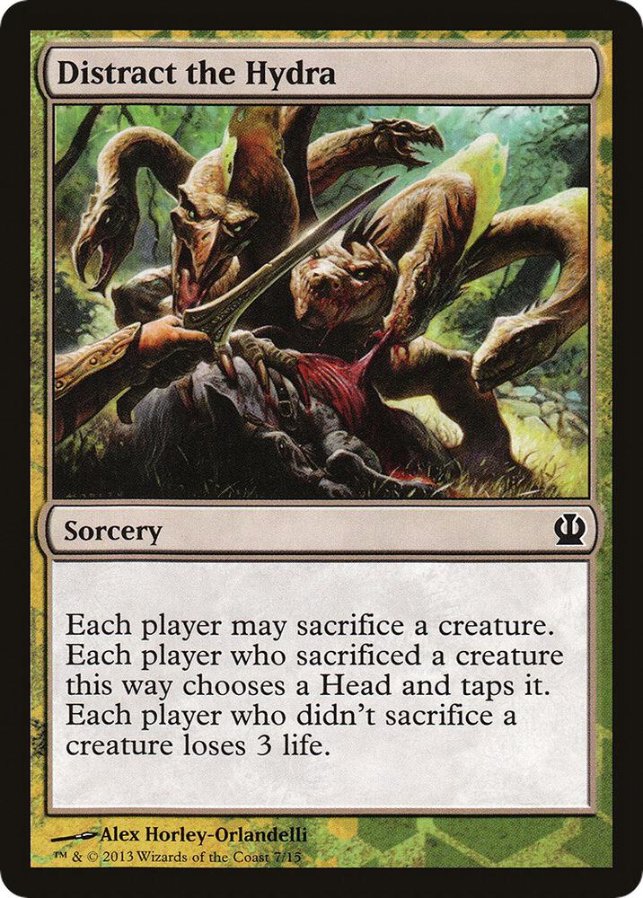 Distract the Hydra 7 card from Hero's Path Promos