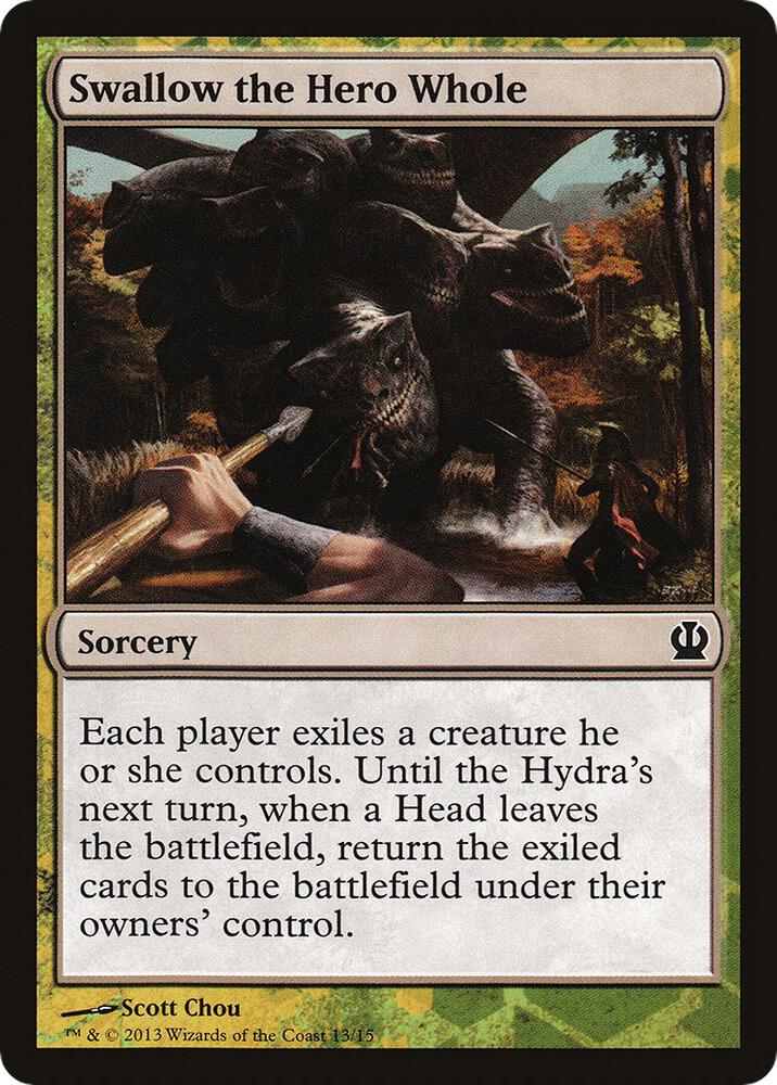 Swallow the Hero Whole 13 card from Hero's Path Promos
