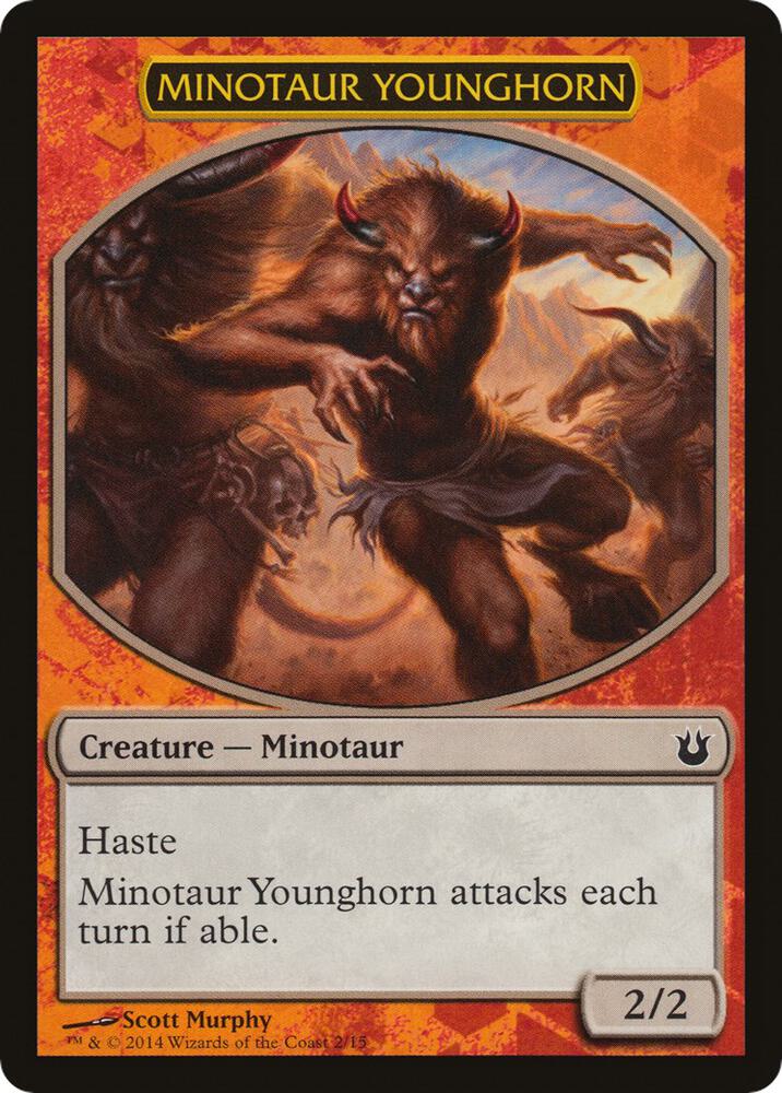 Minotaur Younghorn 2 card from Hero's Path Promos