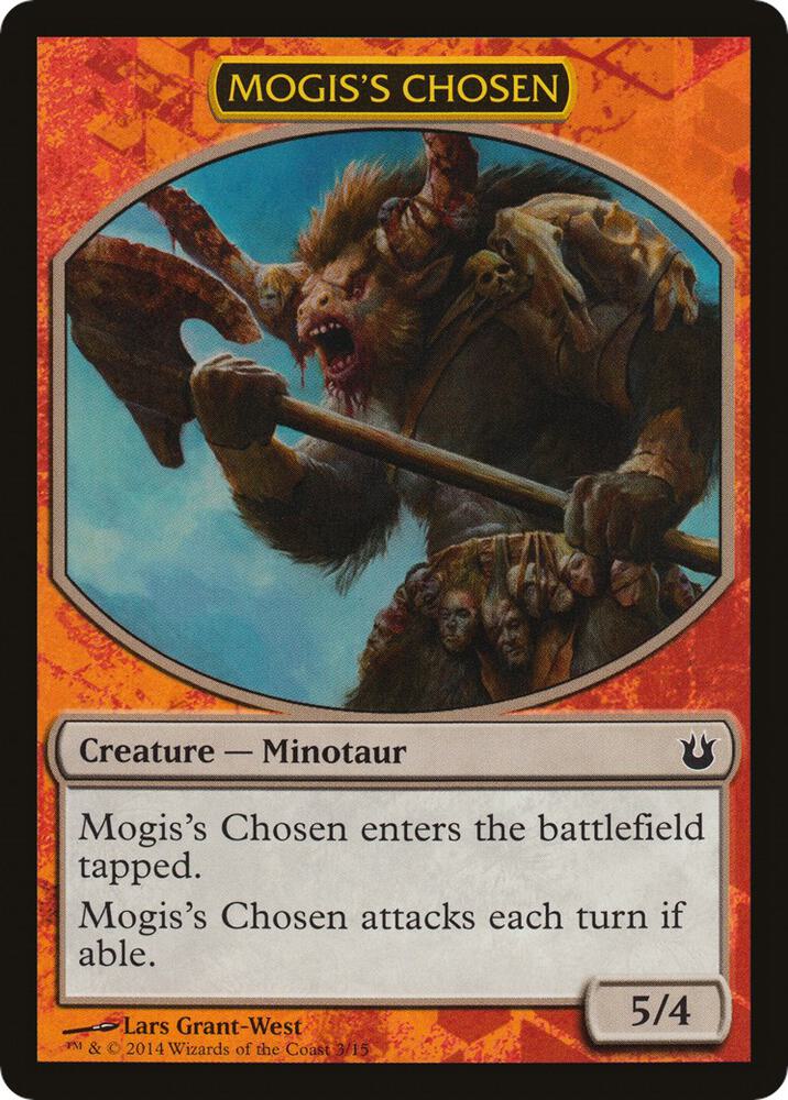 Mogis's Chosen 3 card from Hero's Path Promos