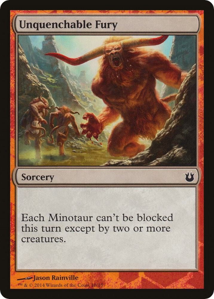 Unquenchable Fury (Battle the Horde) 10 card from Hero's Path Promos