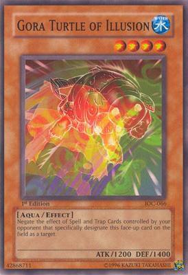 Gora Turtle of Illusion IOC-066 card from Invasion of Chaos