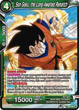 Son Goku, the Long-Awaited Rematch EB1-26 card from Battle Evolution Booster