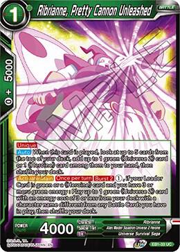 Ribrianne, Pretty Cannon Unleashed EB1-33 card from Battle Evolution Booster