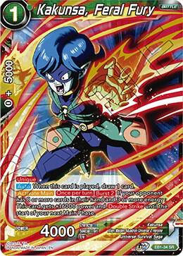 Kakunsa, Feral Fury EB1-34 card from Battle Evolution Booster