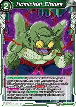 Homicidal Clones EB1-37 card from Battle Evolution Booster