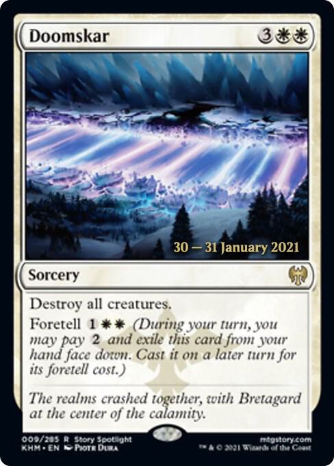 Doomskar 9 card from Prerelease Cards