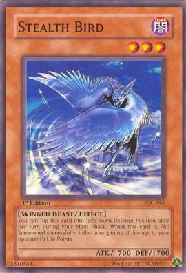 Stealth Bird IOC-068 card from Invasion of Chaos