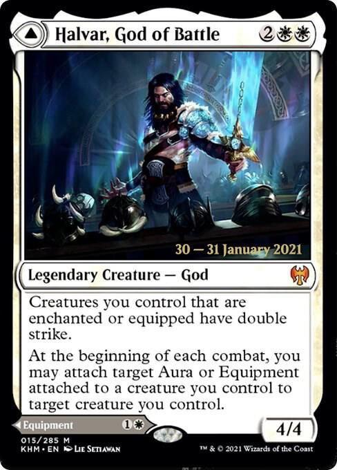 Halvar, God of Battle 15 card from Prerelease Cards