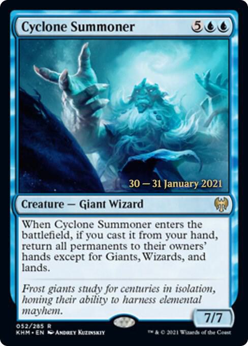 Cyclone Summoner 52 card from Prerelease Cards