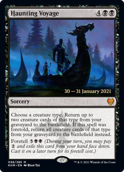 Haunting Voyage 98 card from Prerelease Cards