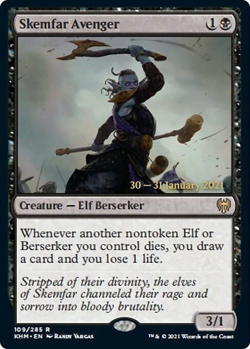 Skemfar Avenger 109 card from Prerelease Cards