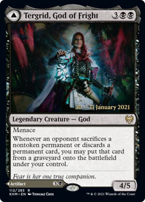 Tergrid, God of Fright 112 card from Prerelease Cards