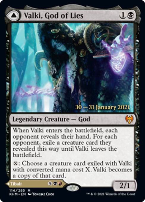 Valki, God of Lies 114 card from Prerelease Cards