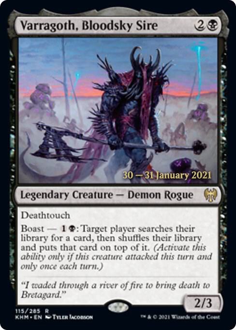 Varragoth, Bloodsky Sire 115 card from Prerelease Cards