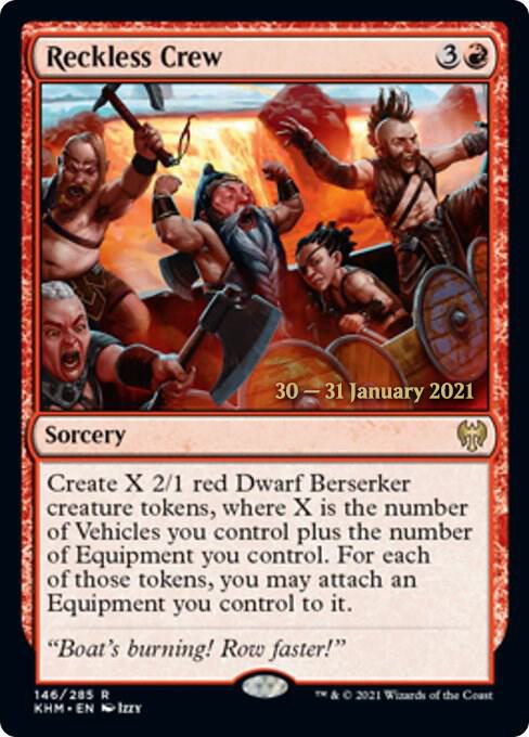 Reckless Crew 146 card from Prerelease Cards