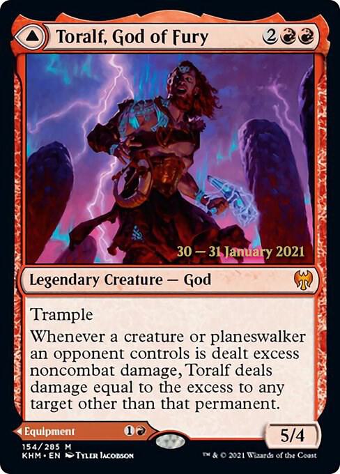 Toralf, God of Fury 154 card from Prerelease Cards