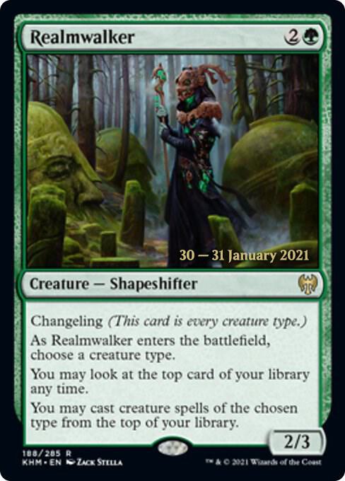 Realmwalker 188 card from Prerelease Cards