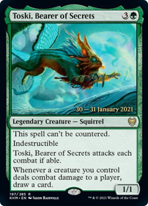 Toski, Bearer of Secrets 197 card from Prerelease Cards