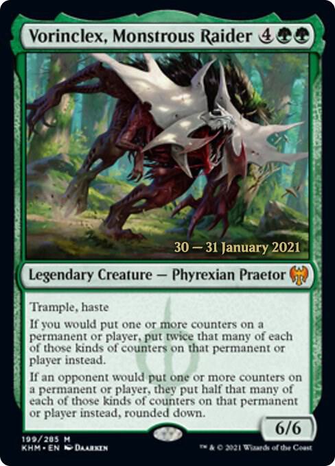 Vorinclex, Monstrous Raider 199 card from Prerelease Cards