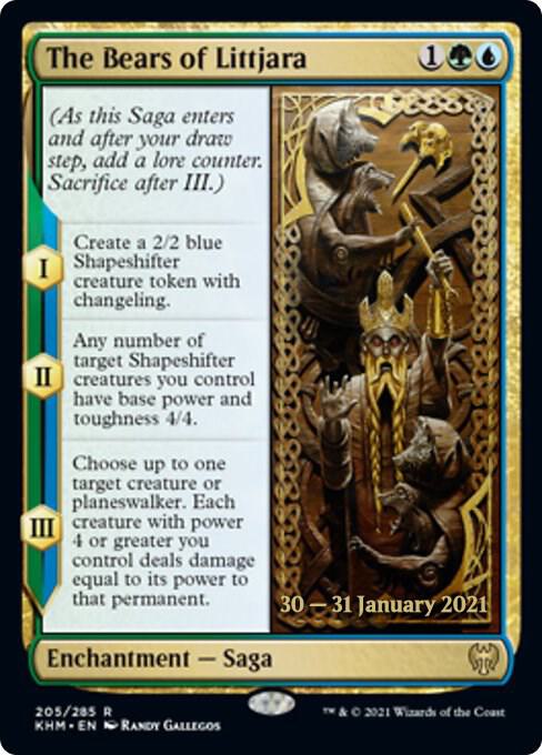 The Bears of Littjara 205 card from Prerelease Cards