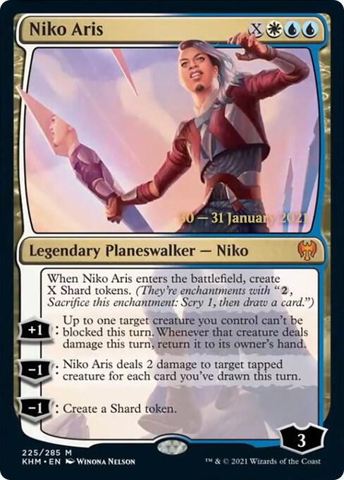 Niko Aris 225 card from Prerelease Cards