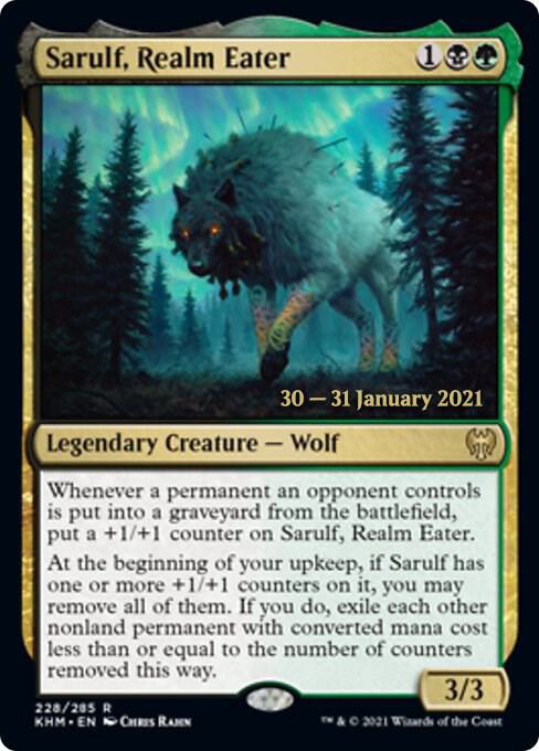 Sarulf, Realm Eater 228 card from Prerelease Cards
