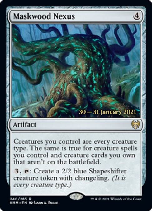 Maskwood Nexus 240 card from Prerelease Cards