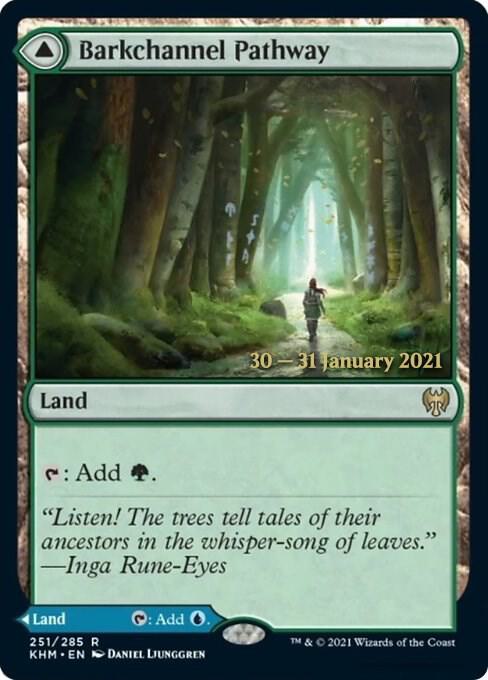 Barkchannel Pathway 251 card from Prerelease Cards