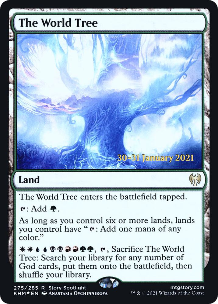 The World Tree 275 card from Prerelease Cards