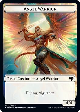 Angel Warrior Token 2 card from Kaldheim