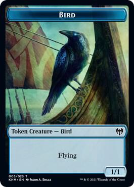 Bird Token 5 card from Kaldheim