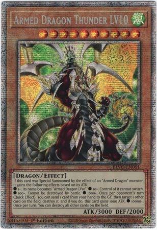Armed Dragon Thunder LV10 (Starlight Rare) BLVO-EN001 card from Blazing Vortex